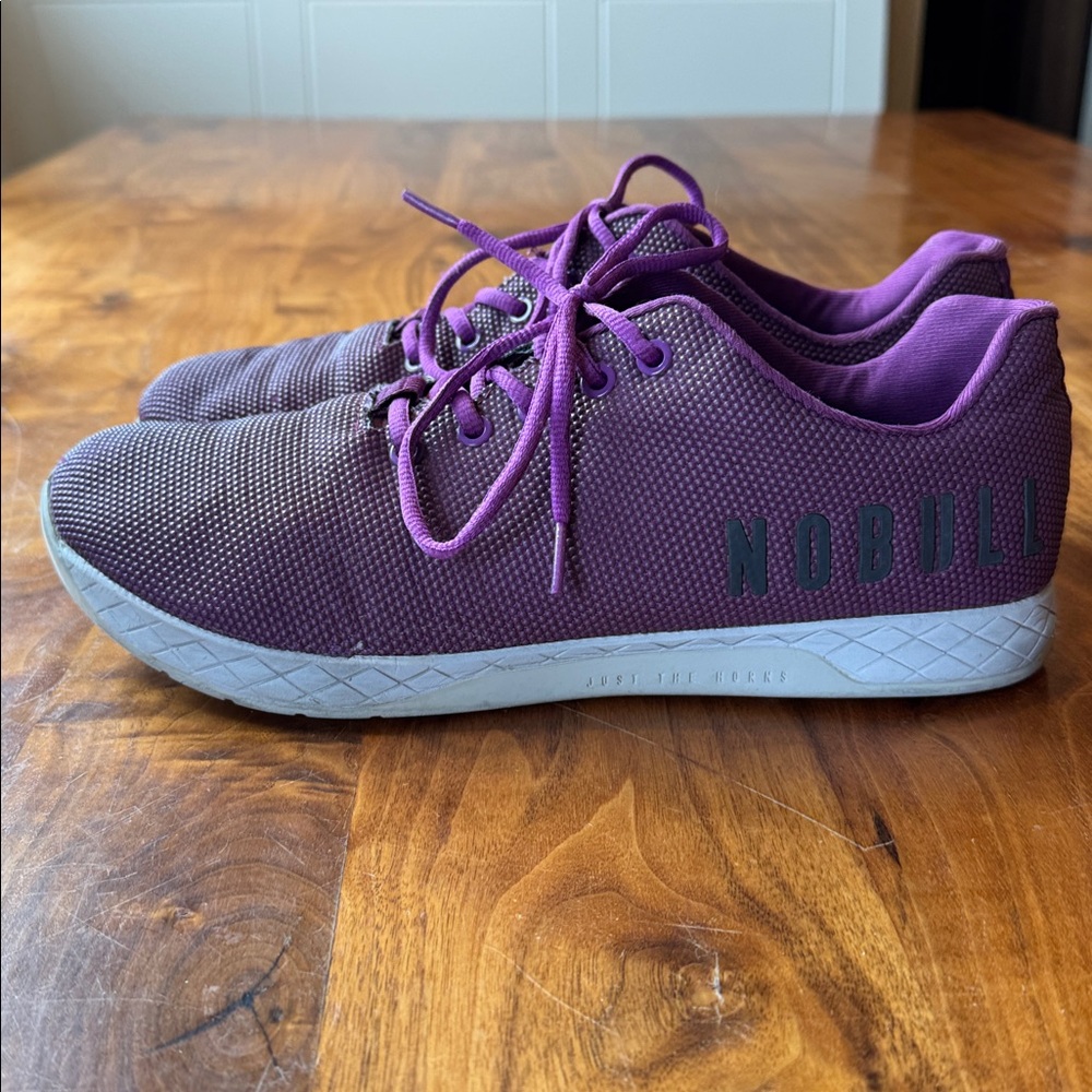 Deep Purple NoBull Trainers Crossfit Sneakers M11.5 W13 - Picture 12 of 16